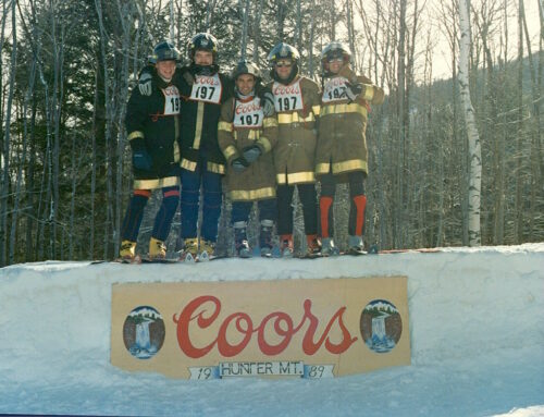1989-02:  The First Stamford Fire Department Ski Team