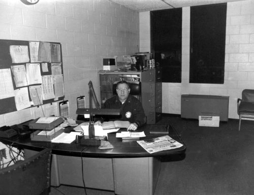 1989 02 24 – Deputy Chief Chief Milone Sitting In the DC Office