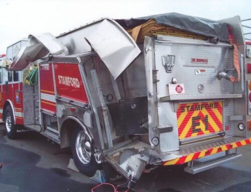 2010 10 04 – Fire Engine Struck by Tractor-Trailer During Vehicle Fire Response